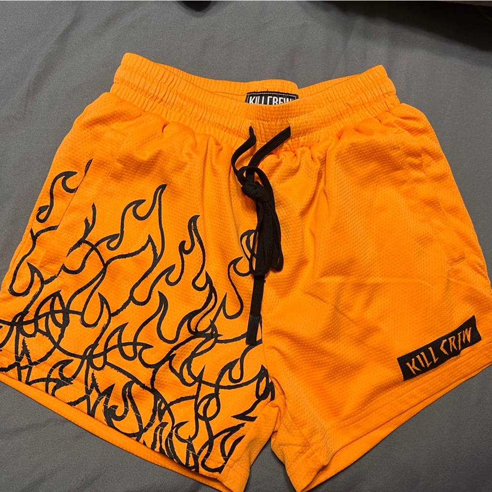 Kill Crew Orange Flame Women's Shorts